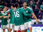 Mexico's Raul Jimenez celebrates with teammates on June 4, 2026