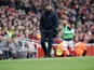 Tottenham Hotspur manager Mauricio Pochettino on the touchline during the North London derby at the Emirates Stadium on November 6, 2016