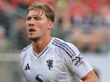 Manchester United's Rasmus Hojlund on July 26, 2025