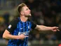 Milan Skriniar in action for Inter Milan on February 24, 2018