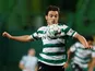 Sporting Lisbon's Pedro Goncalves in action on February 1, 2021