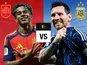 Spain vs. Argentina live commentary