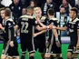 Ajax's Donny van de Beek celebrates with his teammates after equalising against Juventus on April 16, 2019