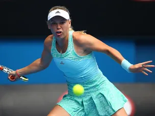 Wozniacki battles past Townsend