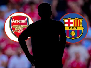 Arsenal battle Barcelona over another £85m striker in January - and it's not Alvarez