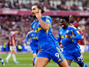 Leeds land Wembley spot: Whites beat West Ham to end 39-year wait for FA Cup semi-final