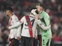 River Plate players celebrate on May 21, 2026