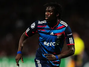 Olympique Lyonnais' Pape Diakhate in action on September 14, 2010