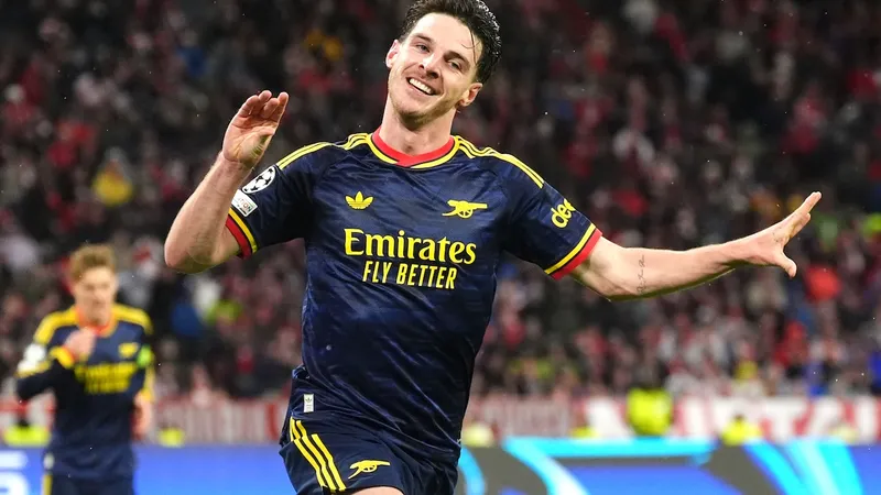 Rice to the rescue as Arsenal secure hard-earned point at Bayern