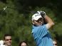Tommy Gainey watches his tee shot on the ninthth hole during the second round of the Greenbrier Classic PGA tour golf tournament on July 5, 2013