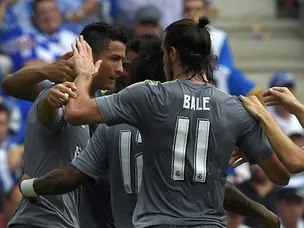 Ronaldo, Bale start up front for Real