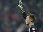 Moenchengladbach goalkeeper Marc-Andre ter Stegen in action on December 14, 2012