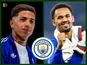 Enzo Fernandez, Iliman Ndiaye Manchester City composite