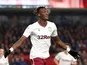 An excited Tammy Abraham celebrates scoring for Aston Villa on December 1, 2018