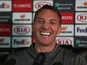 Celtic boss Brendan Rodgers having a laugh on September 19, 2018