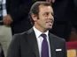 Barcelona president Sandro Rosell in the stands during his sides match with Viktoria Plzen on 19 October, 2011