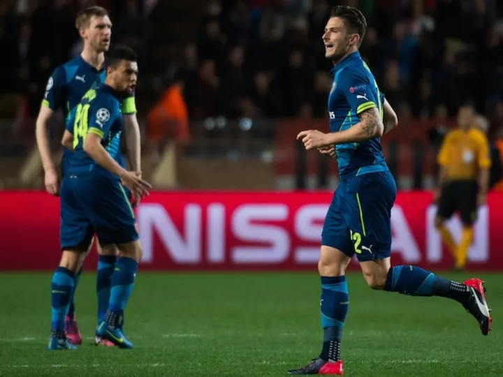 Giroud, Ramsey goals not enough for Arsenal