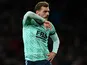 Leicester City's Kiernan Dewsbury-Hall reacts on March 13, 2022