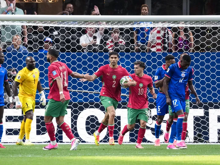 Hakimi leads six-goal Group C thriller as Atlas Lions seal last-32 spot