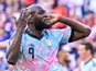 Romelu Lukaku celebrates after scoring for Belgium vs USA