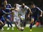 Leeds United's El-Hadji Diouf runs through the Chelsea defence on December 19, 2012