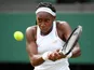 Cori Gauff in action at Wimbledon on July 1, 2019