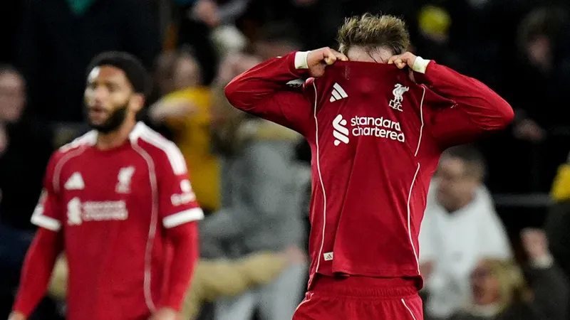 Last-minute Liverpool break unwanted Premier League record in woeful Wolves loss