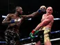 Tyson Fury and Deontay Wilder in action on December 1, 2018
