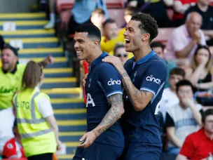 Kulusevski scores twice as Tottenham secure Europa League football