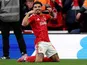 Morgan Gibbs-White of Nottingham Forest celebrates scoring against Leeds United, on November 9, 2025