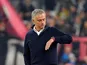Jose Mourinho looks at his watch prior to the Champions League group game between Juventus and Manchester United on November 7, 2018