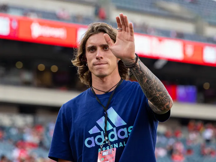 When could Riccardo Calafiori make his Arsenal debut?