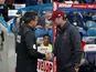 David Wagner and Jurgen Klopp shake hands ahead of the Premier League clash between Huddersfield Town and Liverpool on October 20, 2018