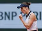 Elina Svitolina reacts at the French Open on May 31, 2026 Tnani