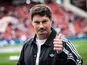 Hamburger SV manager Merlin Polzin gives a thumbs-up on May 16, 2026
