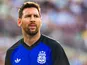 Argentina's Lionel Messi looks across the pitch on June 6, 2026
