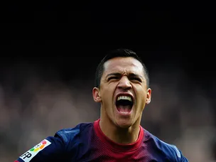 Barca lead through Sanchez