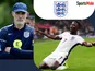 Bukayo Saka/Thomas Tuchel England composite