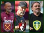 Nuno Espirito Santo, Marco Rose, Daniel Farke