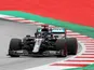 Lewis Hamilton in action for Mercedes during practice for the Austrian Grand Prix on July 3, 2020