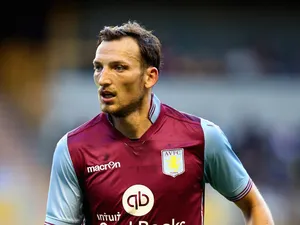 Libor Kozak of Aston Villa looks on during the pre season friendly between Wolverhampton Wanderers and Aston Villa at Molineux on July 28, 2015