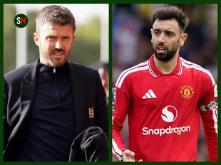 "Pure football" - Carrick explains Fernandes demotion for Man Utd-Bournemouth