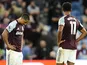 Youri Tielemans and Ollie Watkins react after Aston Villa concede a goal on August 31, 2025