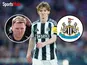 Anthony Gordon/Eddie Howe Newcastle United composite