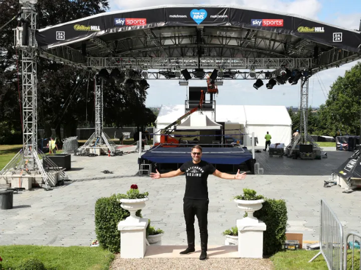 Eddie Hearn "wants to make a bang" with launch of 'Matchroom Square Gardens'