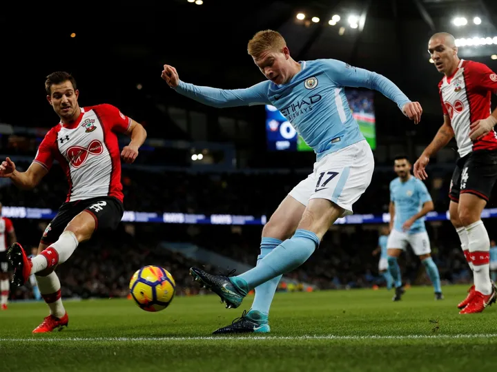 Kevin De Bruyne's record vs. Southampton