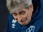 West Ham manager Manuel Pellegrini looks distraught as his team are beaten by Wolves on January 29, 2019