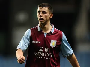 Lewis Kinsella in action for Aston Villa in March 2013