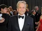 Actor Michael Douglas arriving at the 85th Academy Awards on February 24, 2013