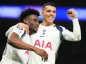Tottenham Hotspur's Pedro Porro celebrates with Mohammed Kudus on December 9, 2025